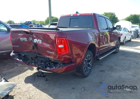 2025 Ram 1500 Laramie 4X4 5'7 Box from USA, damaged, VIN 1C6SRFJP0SN510312